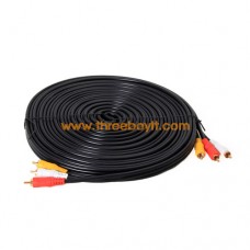 Cable Sound RCA To RCA 3:3 M/M (3M) ThreeBoy
